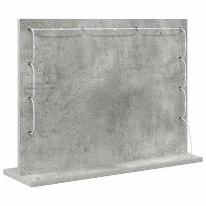 Schmink Spiegel Rechthoekig Beton Grijs 60 x 45 x 18 cm