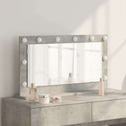 Schminkspiegel 80x45x18 cm beton grijs LED