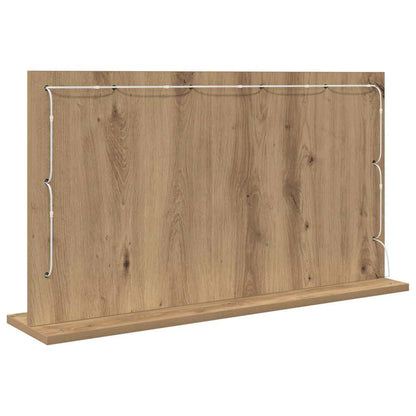 Schmink Spiegel Rechthoekig Artisan Eiken 80 x 45 x 18 cm