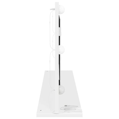Schmink Spiegel Glas En Hout Met Kunststof 100 x 45 x 18 cm