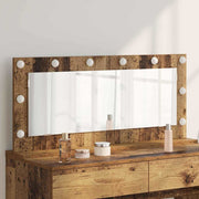 Schminkspiegel 100x45x18 cm oudhout