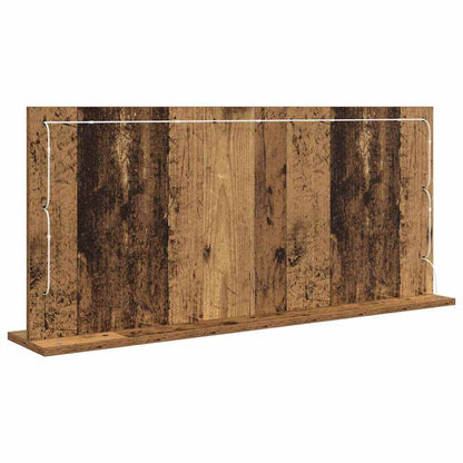 Schmink Spiegel Rechthoekig Oudhout 100 x 45 x 18 cm