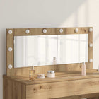 Makeup Mirror Rectangular Artisan Oak 100 x 45 x 18 cm