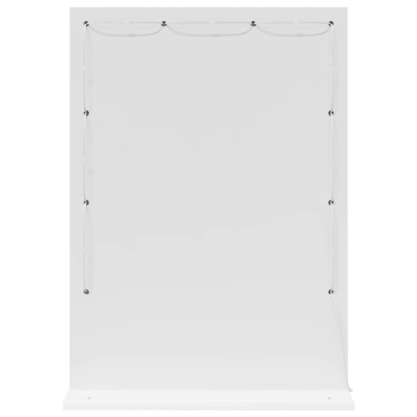 Schmink Spiegel Wit 70 x 50 x 18 cm Glas en Hout met Kunststof