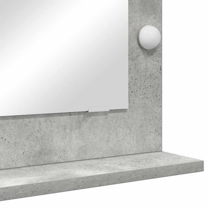 Schmink Spiegel Rechthoekig Beton Grijs 70 x 50 x 18 cm