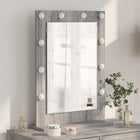 Makeup Mirror Rectangular Grey Sonoma 70 x 50 x 18 cm