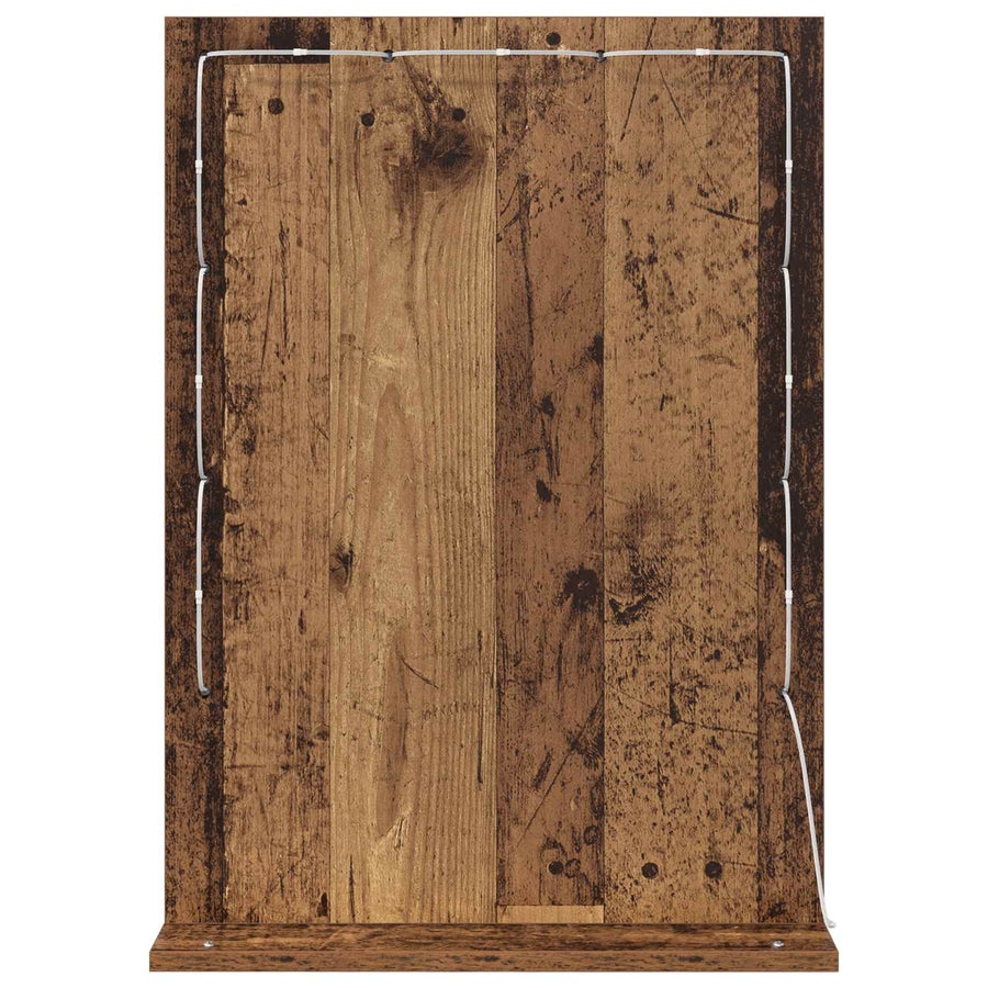 Schmink Spiegel Rechthoekig Artisan Eiken 70 x 50 x 18 cm
