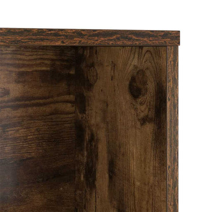 Bureau met plank Gerookt eiken 91 x 50 x 149 cm Bewerkt hout