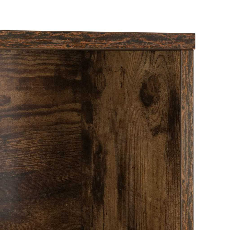 Bureau met plank Gerookt eiken 91 x 50 x 149 cm Bewerkt hout