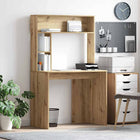 Desk with shelf Artisan Oak 91 x 50 x 149 cm Engineered wood