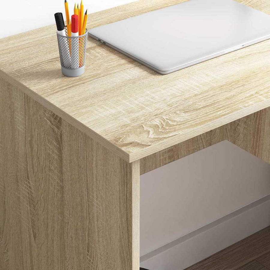Bureau met lade Sonoma Eiken 90 x 49 x 75 cm Bewerkt hout
