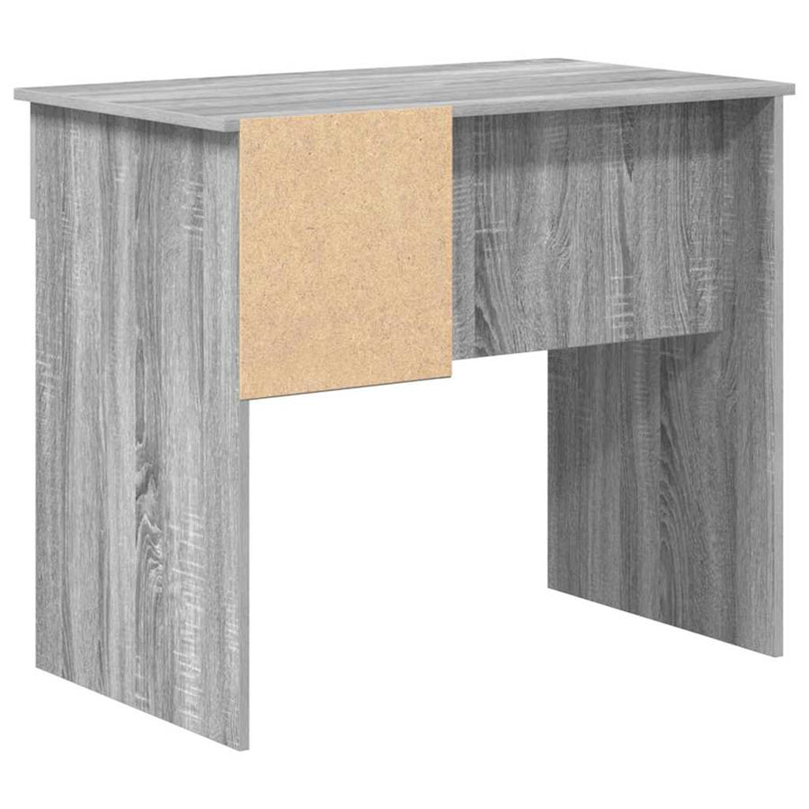 Bureau met lade Grijs Sonoma 90 x 49 x 75 cm Bewerkt hout