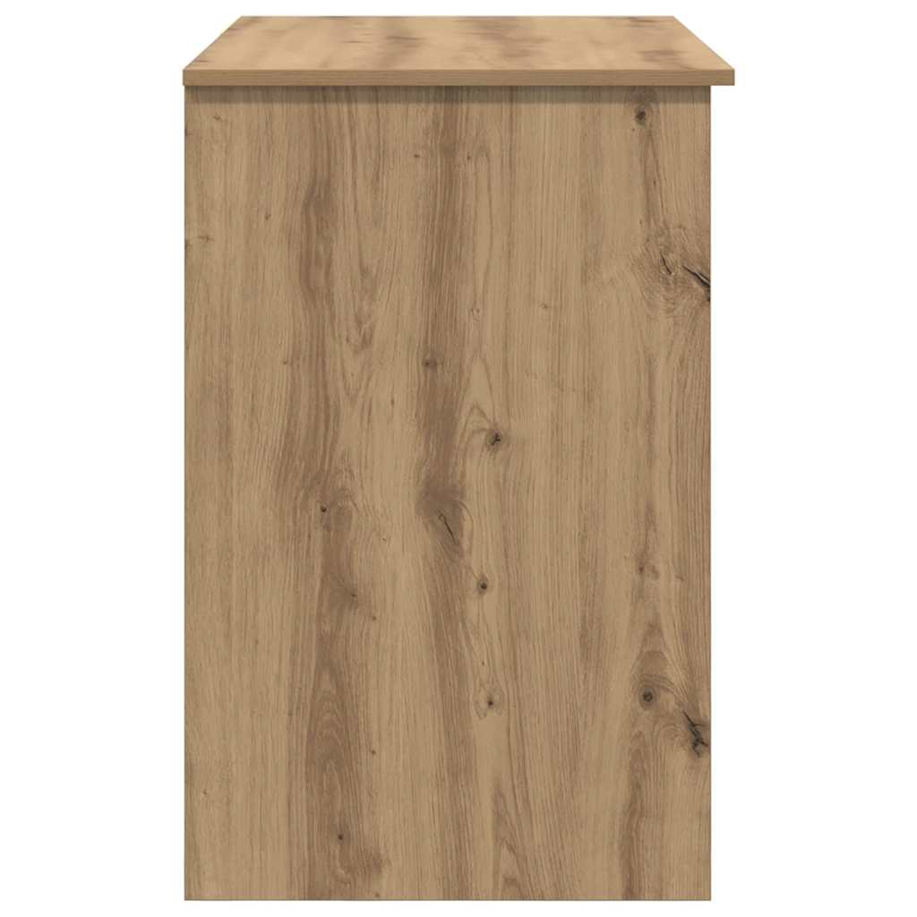 Bureau met lade Artisan Eiken 90 x 49 x 75 cm Bewerkt hout
