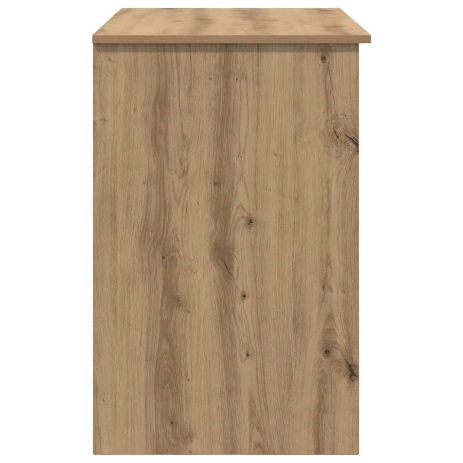 Bureau met lade Artisan Eiken 90 x 49 x 75 cm Bewerkt hout