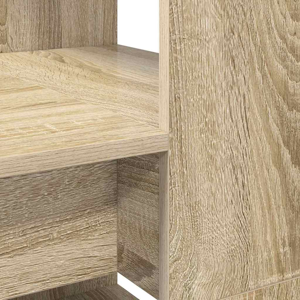 Bureau met plank Sonoma Eiken 113 x 54 x 120 cm Bewerkt hout