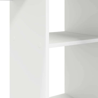 Bureau met plank met opslag Wit 142 x 102 x 73 cm Bewerkt hout