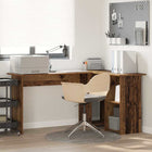 Desk with shelf Old Wood 142 x 102 x 73 cm Treated wood