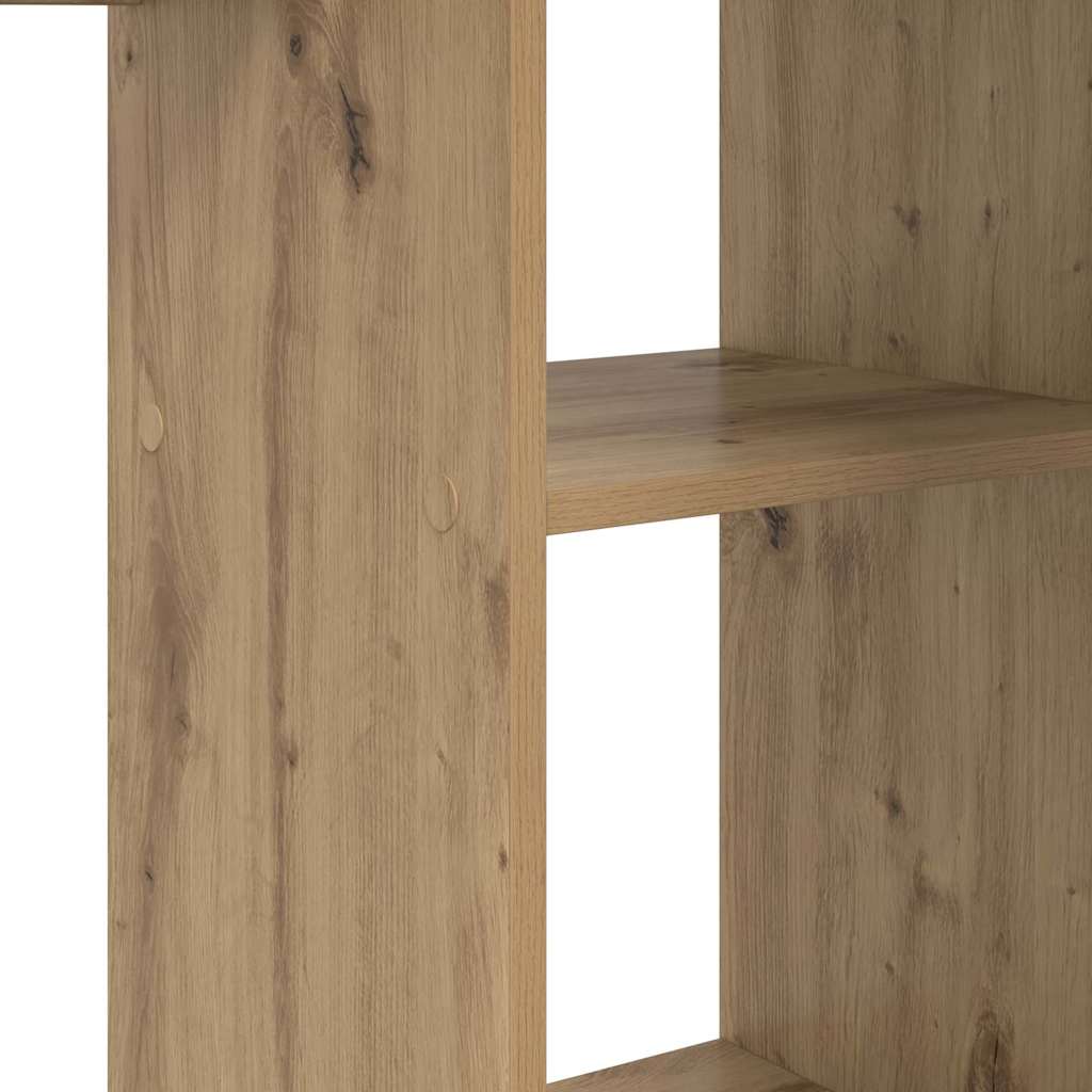 Bureau met plank Artisan Eiken 142 x 102 x 73 cm Bewerkt hout