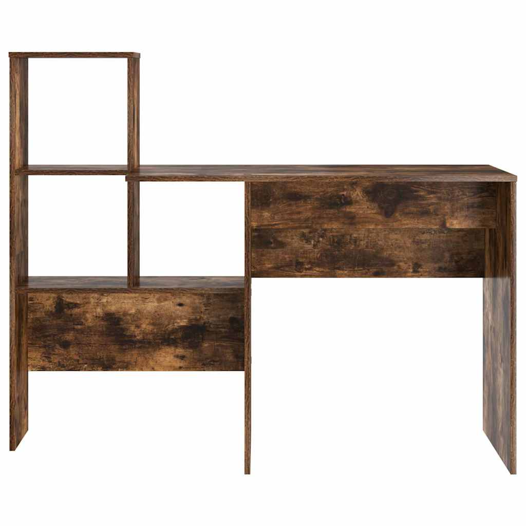 Bureau Gerookt eiken 131,5 x 50 x 106,5 cm Bewerkt hout