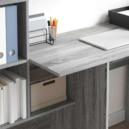 Bureau Grijs Sonoma 131,5 x 50 x 106,5 cm Bewerkt hout