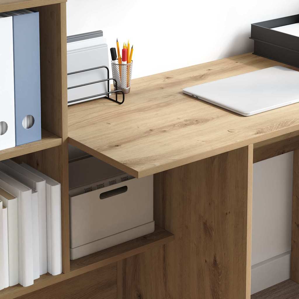 Bureau Artisan Eiken 131,5 x 50 x 106,5 cm Bewerkt hout