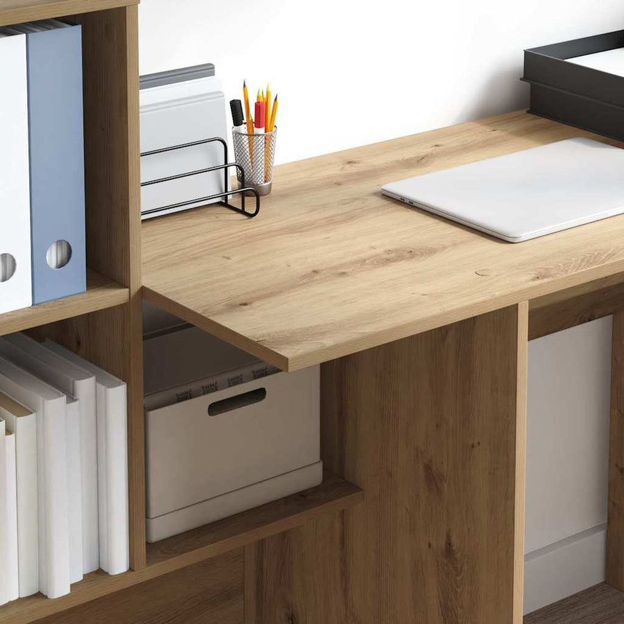 Bureau Artisan Eiken 131,5 x 50 x 106,5 cm Bewerkt hout
