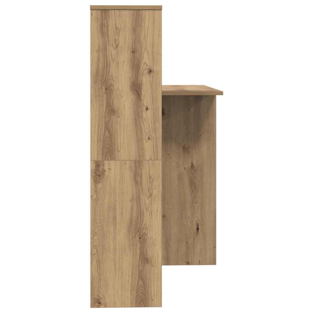Bureau Artisan Eiken 131,5 x 50 x 106,5 cm Bewerkt hout