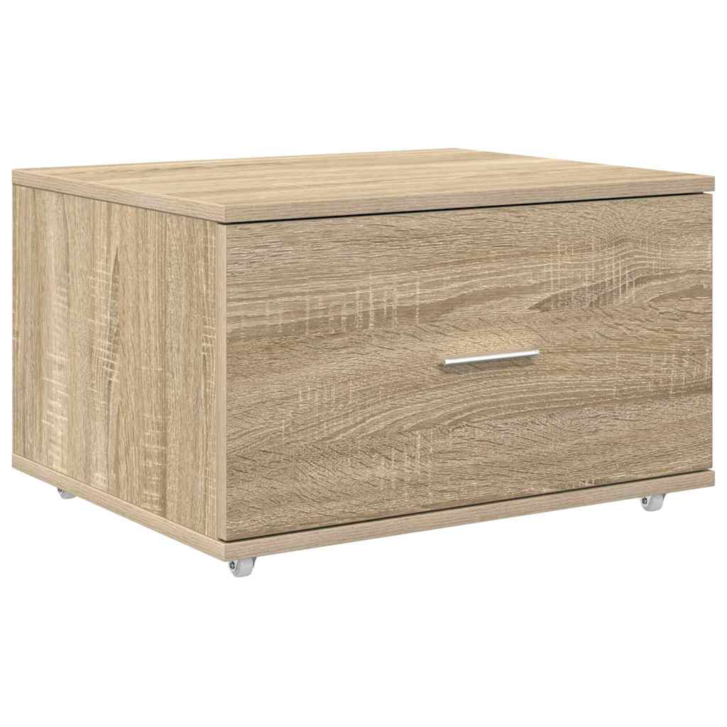 Ladenkast met wiel Sonoma Eiken 55 x 45 x 31 cm