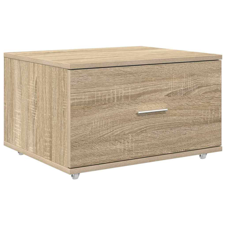 Ladenkast met wiel Sonoma Eiken 55 x 45 x 31 cm