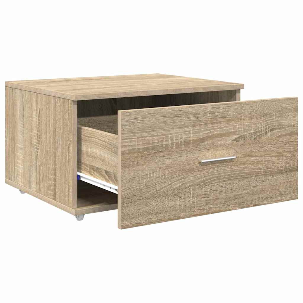 Ladenkast met wiel Sonoma Eiken 55 x 45 x 31 cm