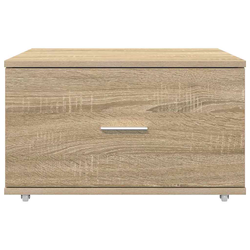Ladenkast met wiel Sonoma Eiken 55 x 45 x 31 cm