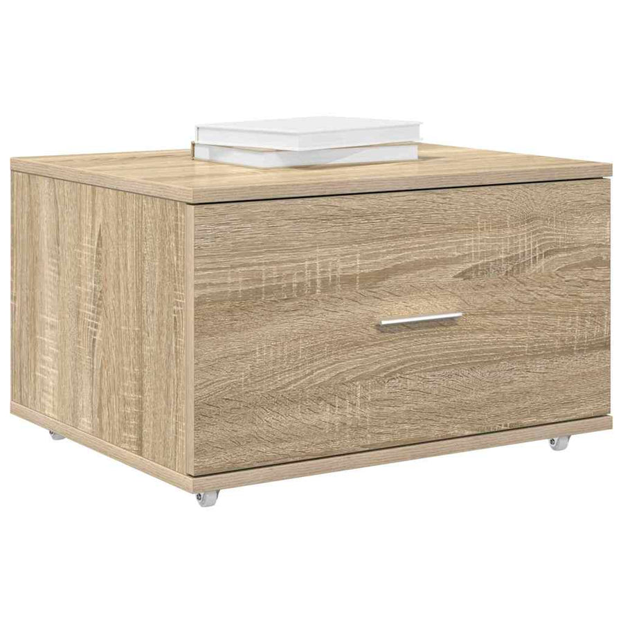 Ladenkast met wiel Sonoma Eiken 55 x 45 x 31 cm