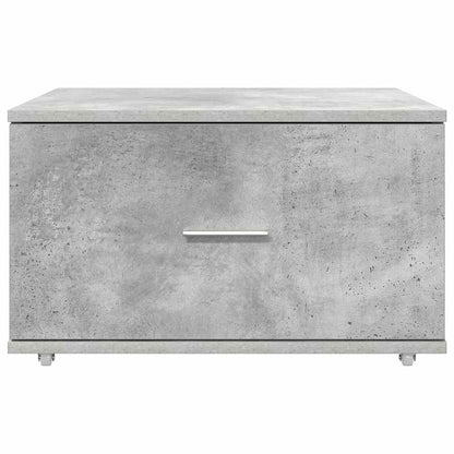Ladenkast met wiel Beton Grijs 55 x 45 x 31 cm