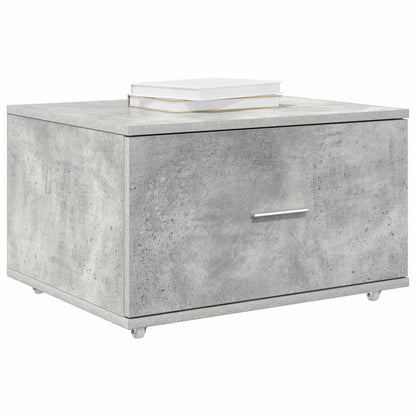 Ladenkast met wiel Beton Grijs 55 x 45 x 31 cm