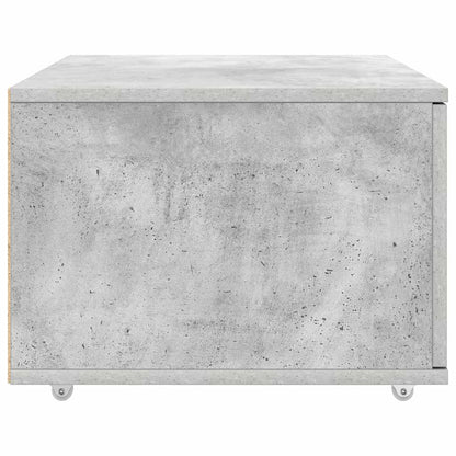 Ladenkast met wiel Beton Grijs 55 x 45 x 31 cm