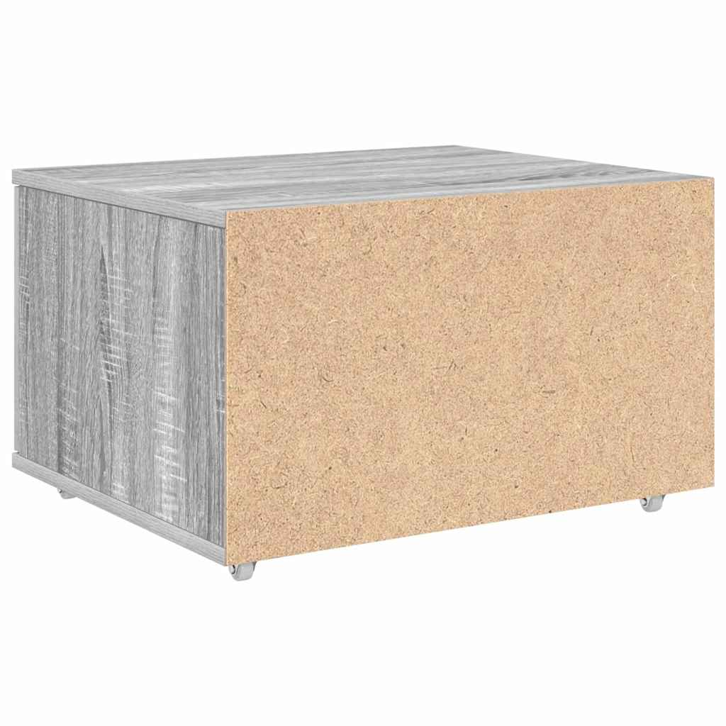 Ladenkast met wiel Grijs Sonoma 55 x 45 x 31 cm