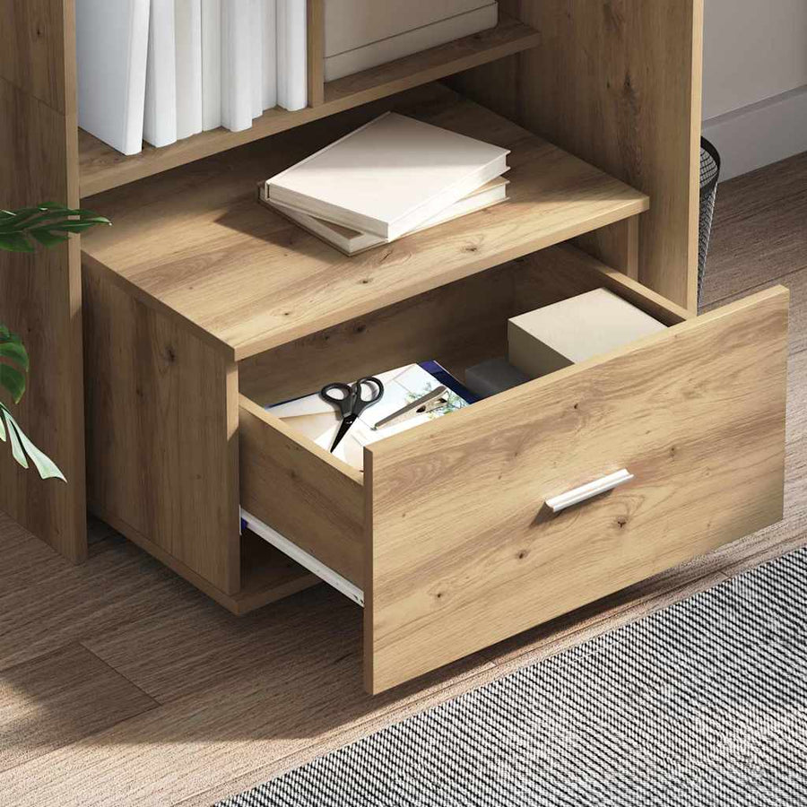 Ladenkast met wiel Artisan Eiken 55 x 45 x 31 cm