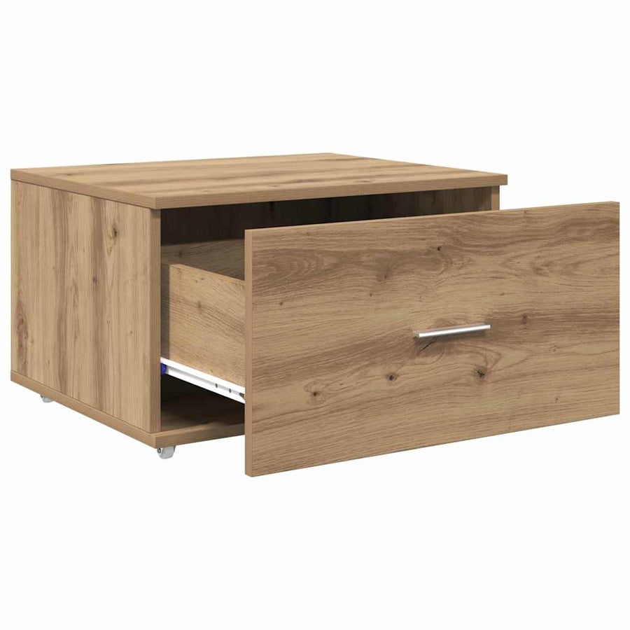 Ladenkast met wiel Artisan Eiken 55 x 45 x 31 cm