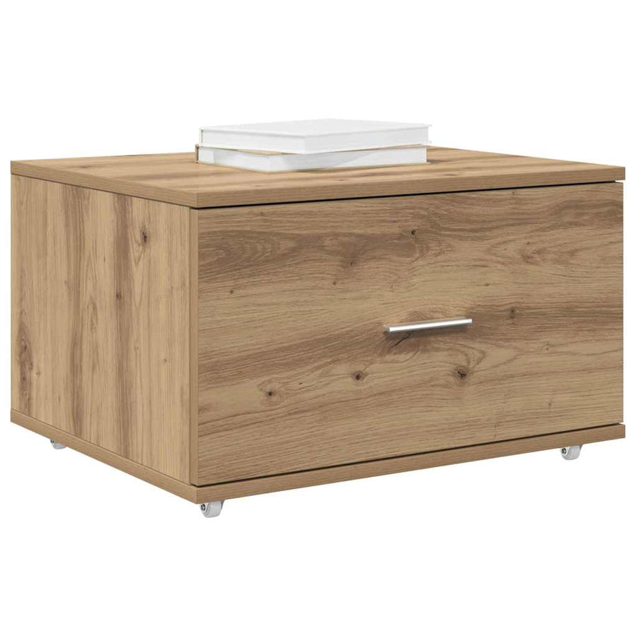 Ladenkast met wiel Artisan Eiken 55 x 45 x 31 cm