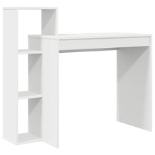 Bureau met plank met opslag Wit 100 x 40 x 90 cm Bewerkt hout