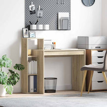 Bureau met plank Sonoma Eiken 100 x 40 x 90 cm Bewerkt hout