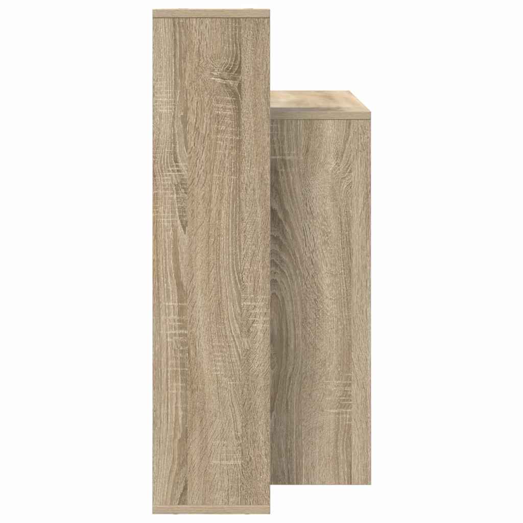 Bureau met plank Sonoma Eiken 100 x 40 x 90 cm Bewerkt hout