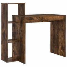Bureau met plank Gerookt eiken 100 x 40 x 90 cm Bewerkt hout