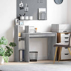 Bureau met plank grijs sonoma 100x40x90 cm