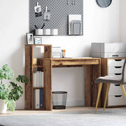 Bureau 100x40x90 cm oud hout bewerkt hout