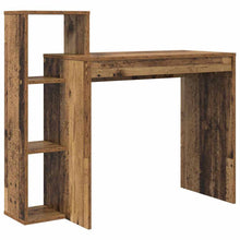 Bureau met plank Oud Hout 100 x 40 x 90 cm Bewerkt hout