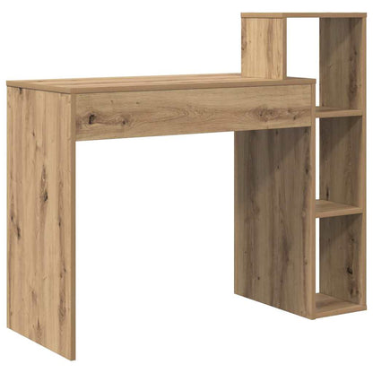 Bureau met Opbergruimte Artisan Eiken 100x40x90 cm Geengineerd Hout