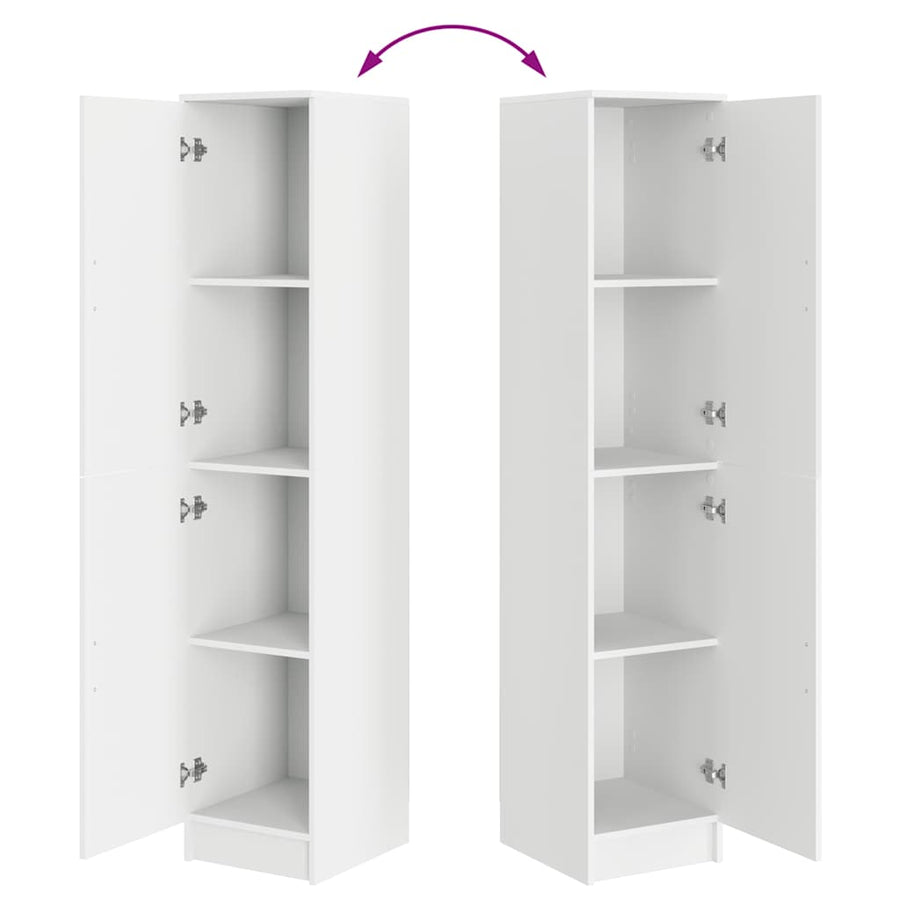 Hoge kast Wit 35 x 39 x 168 cm