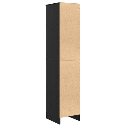 Hoge kast Zwart Eiken 35 x 39 x 168 cm