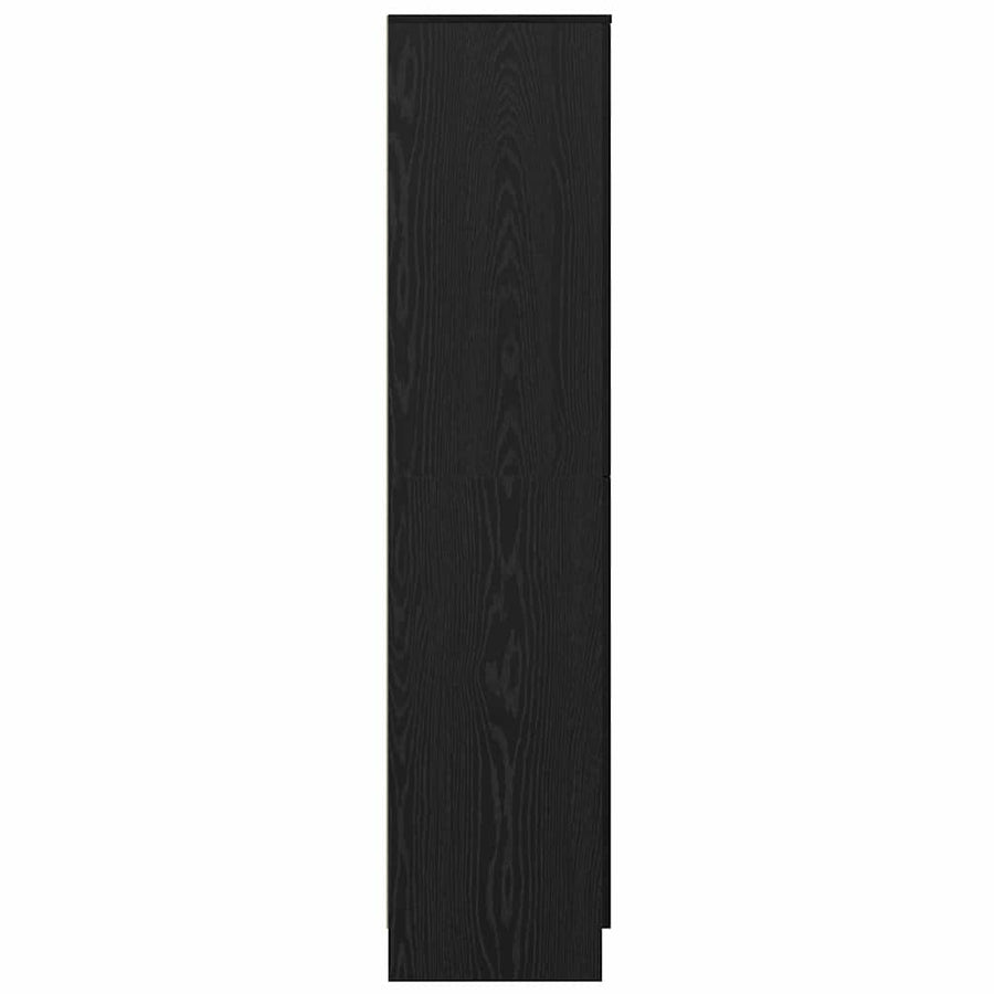 Hoge kast Zwart Eiken 35 x 39 x 168 cm